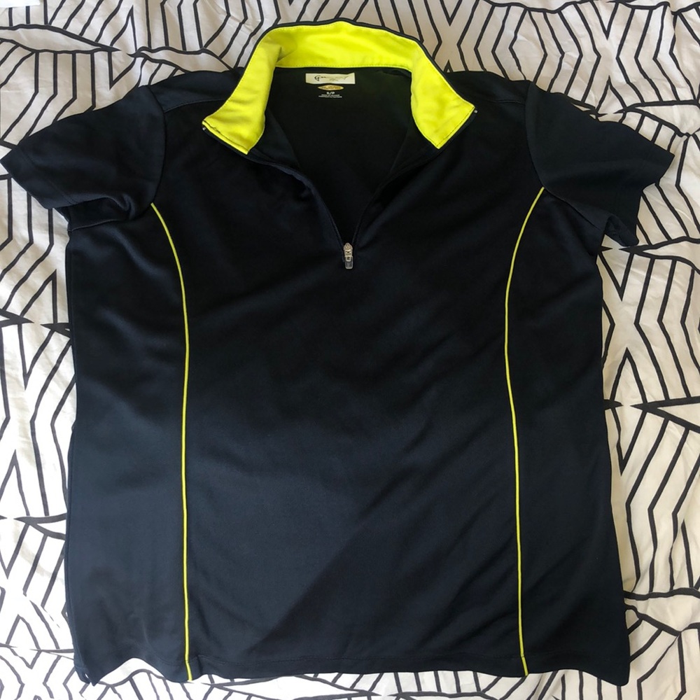 Greg Norman Ladies Navy Golf Shirt  Size Small